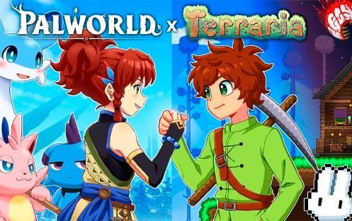 Terraria e Palworld se unem em uma incrível Collab!