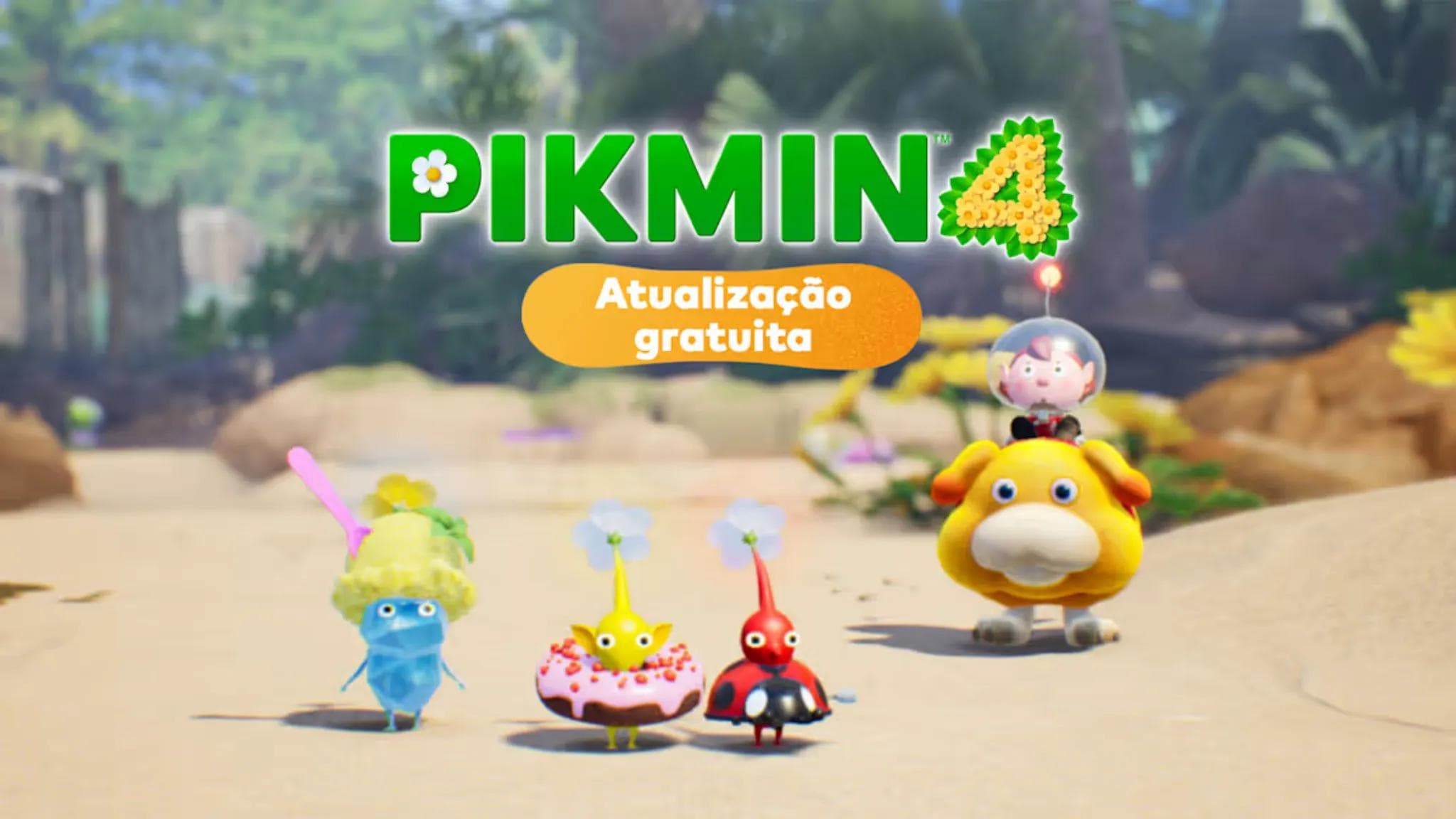 Pikmin 4 recebe atualização gratuita