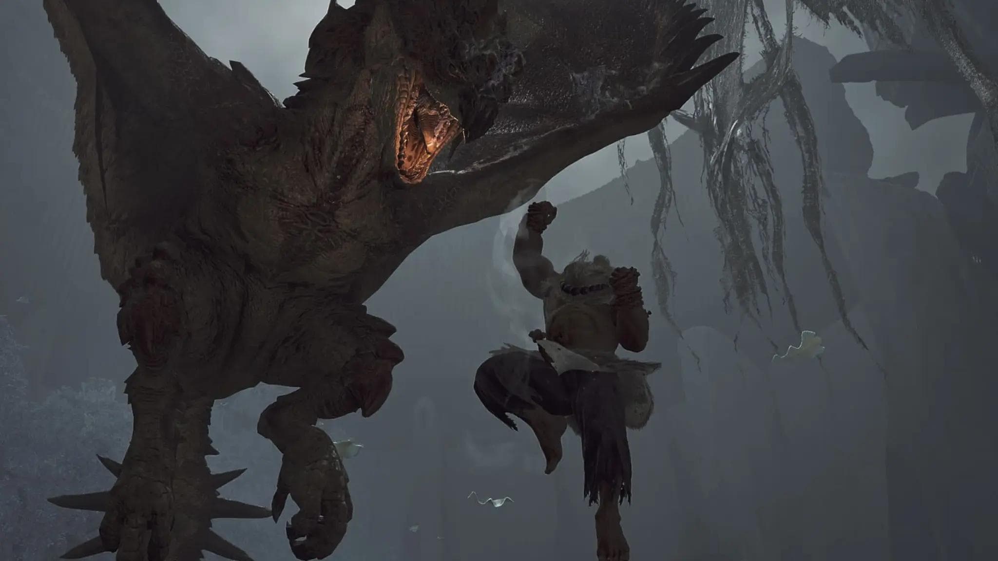 Akuma dá as caras em Monster Hunter: Wilds