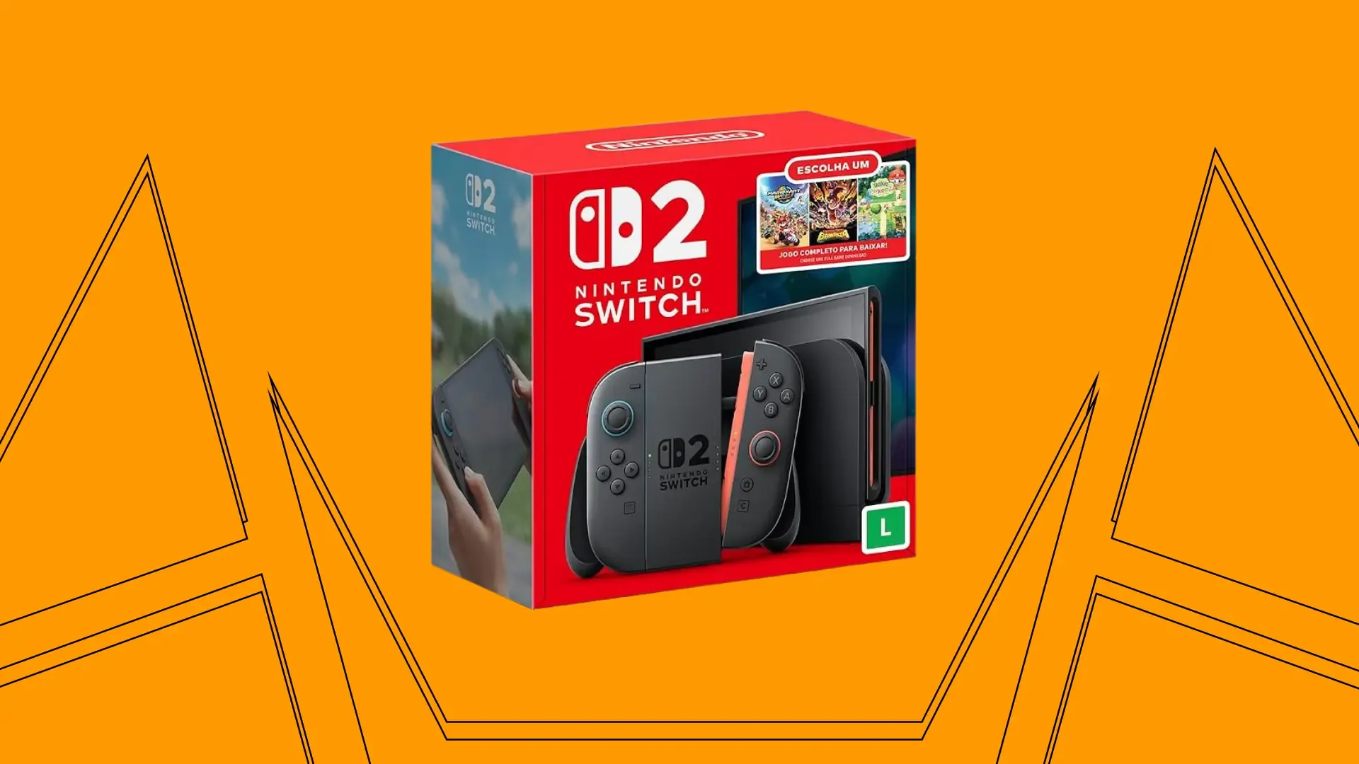 Nintendo Switch 2 + jogo à escolha por R$ 3.988: oferta excelente!